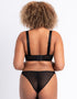 Curvy Kate All Night Scooped Balcony Bra Black Multi