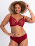 Curvy Kate Lifestyle Plunge Bra Deep Red