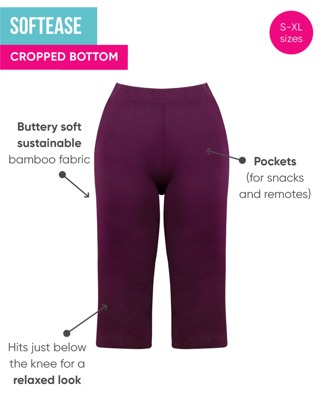 Curvy Kate Softease Cropped Pyjama Bottom Fig